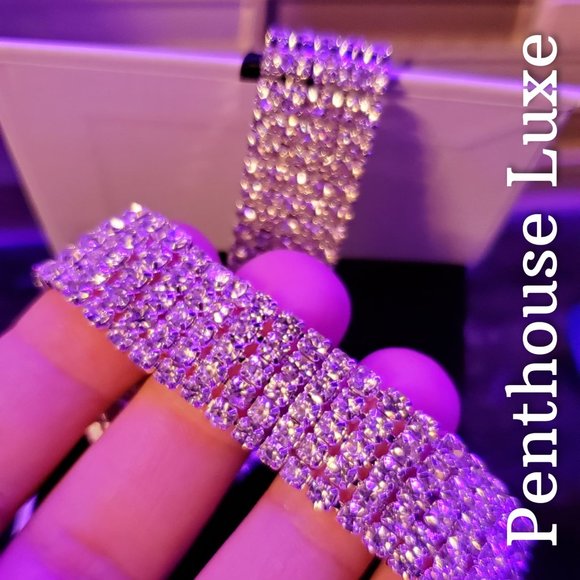 FINAL RESTOCK!! Thick Sparkling 5 Row Choker Necklace - Picture 2 of 3